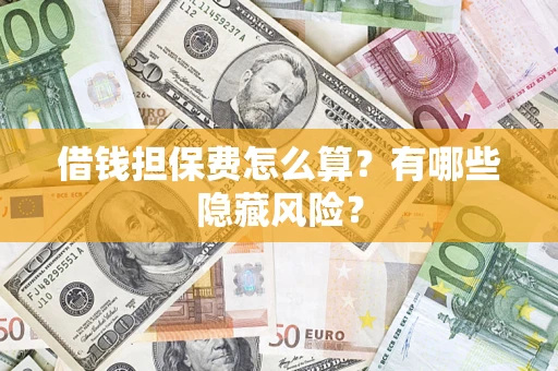 武汉借钱担保费怎么算？有哪些隐藏风险？