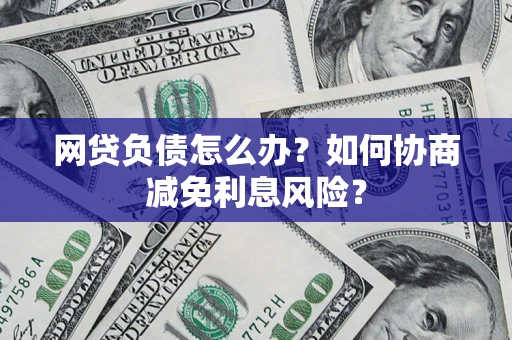 武汉网贷负债怎么办？如何协商减免利息风险？