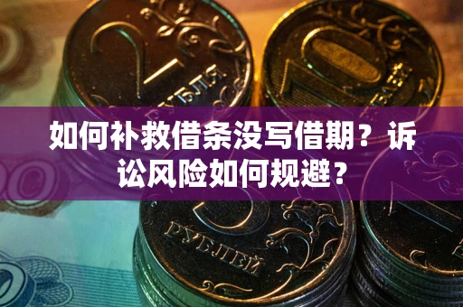 武汉如何补救借条没写借期？诉讼风险如何规避？