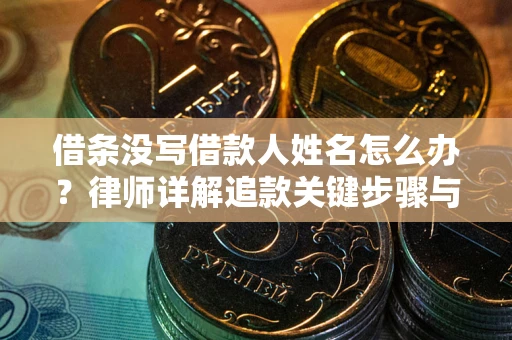 武汉借条没写借款人姓名怎么办？律师详解追款关键步骤与证据链构建