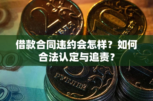 武汉借款合同违约会怎样？如何合法认定与追责？