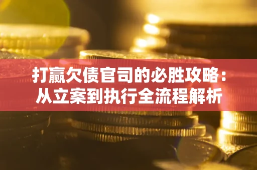 武汉打赢欠债官司的必胜攻略：从立案到执行全流程解析