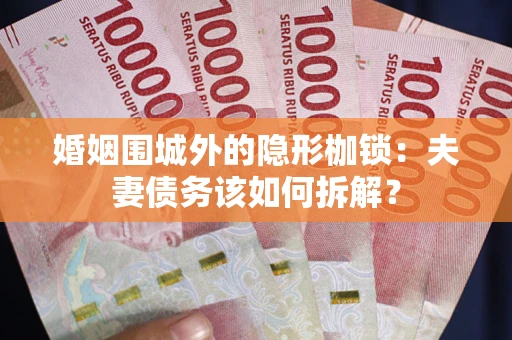 武汉婚姻围城外的隐形枷锁：夫妻债务该如何拆解？