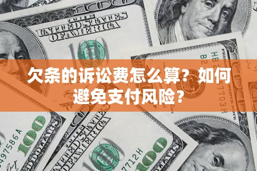 武汉欠条的诉讼费怎么算？如何避免支付风险？
