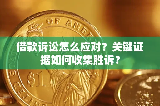 武汉借款诉讼怎么应对？关键证据如何收集胜诉？